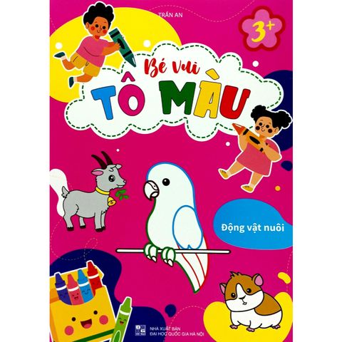 Sách thiếu nhi - Bé vui tô màu 3+