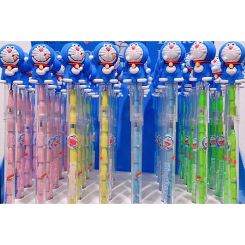Bút chì khúc ZC-121 nắp hình Doraemon nhiều màu
