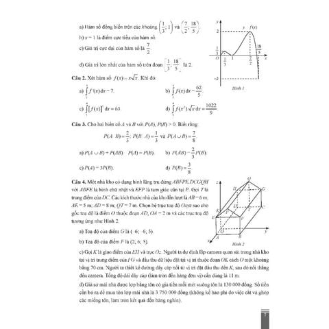 Sách tham khảo - Đề ôn thi tốt nghiệp THPT môn Toán (Biên soạn theo CT GDPT 2018)