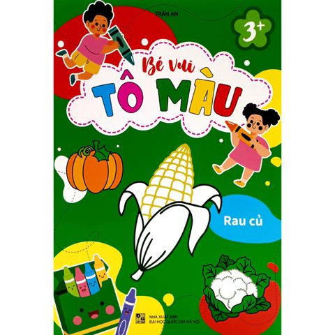 Sách thiếu nhi - Bé vui tô màu 3+