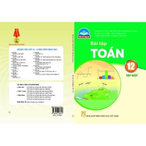 Sách bài tập - Toán 12 , tập 1 - Chân trời sáng tạo