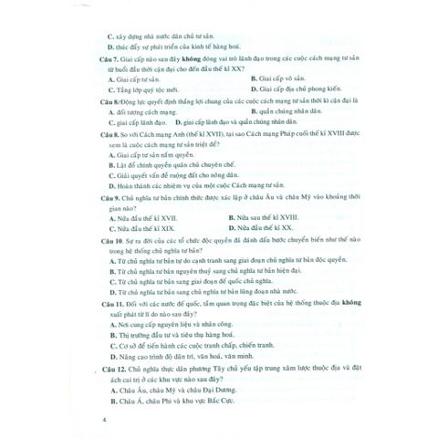 Sách tham khảo - Bài tập phát triển năng lực Lịch sử 11 (Biên soạn theo chương trình GDPT mới)