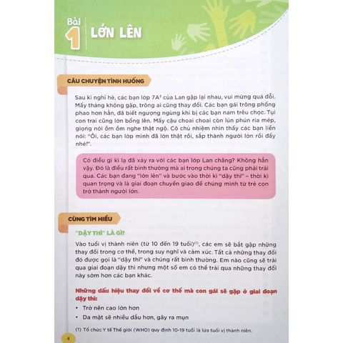 Sách tham khảo - Hướng dẫn phòng chống xâm hại tình dục trẻ em (dành cho học sinh Trung học cơ sở)