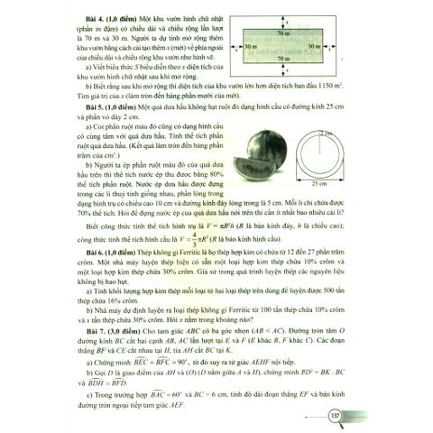 Sách tham khảo - Hướng dẫn ôn thi vào lớp 10 môn Toán theo định hướng phát triển năng lực