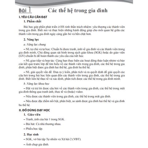 Sách tham khảo - Kế hoạch bài dạy môn Tự nhiên và xã hội lớp 2 (bộ sách Chân trời sáng tạo)