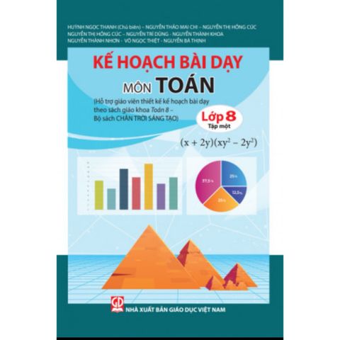 Sách tham khảo - Kế hoạch bài dạy môn Toán lớp 8, tập một (Bộ sách Chân trời sáng tạo)