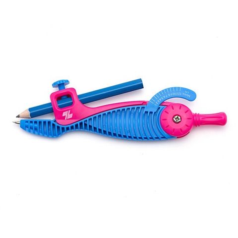 Compa học sinh Thiên Long C-017 phối 2 màu bắt mắt - An toàn dễ thay bút chì khi sử dụng