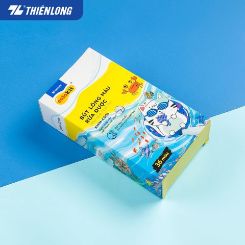 Bút lông màu Fiber Pen 36 màu Thiên Long Colokit SWM-C006