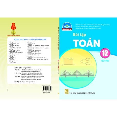 Sách bài tập - Toán 12, tập 2 - Chân trời sáng tạo