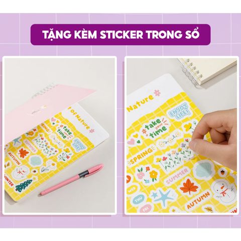 Sổ lò xo đường kẻ ngang A5 Thiên Long