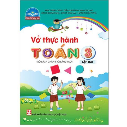 Sách tham khảo - Vở thực hành Toán 3, tập hai (Bộ sách Chân trời sáng tạo)