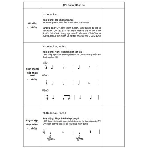 Sách tham khảo - Kế hoạch bài dạy môn Âm nhạc lớp 2 (bộ sách Chân trời sáng tạo)