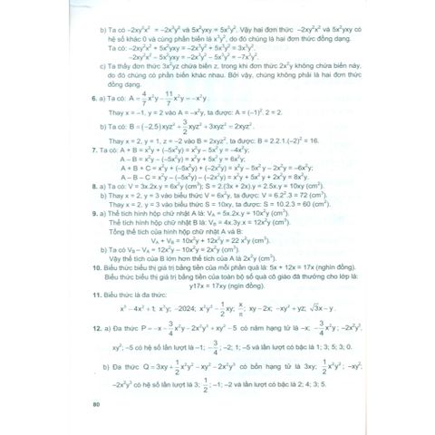 Sách tham khảo - Bài tập phát triển năng lực Toán 8 tập 1 (Biên soạn theo chương trình GDPT mới)