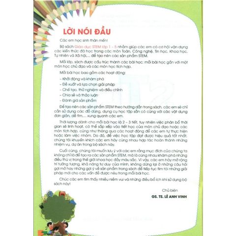 Sách tham khảo - Giáo dục STEM Lớp 5