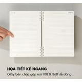 Sổ lò xo kẻ ngang B5 MB-021
