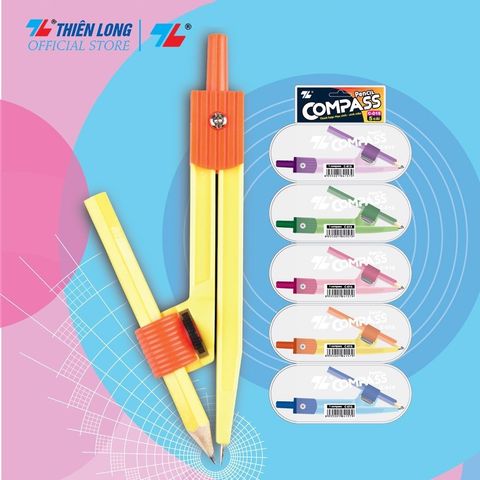 Compa học sinh Thiên Long C-015 - Màu ngẫu nhiên