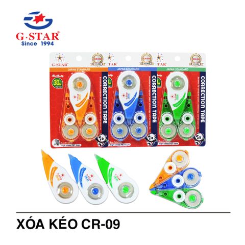 Xóa kéo GStar CR-09 khổ 5mm dài 30m (kèm 2 ruột)