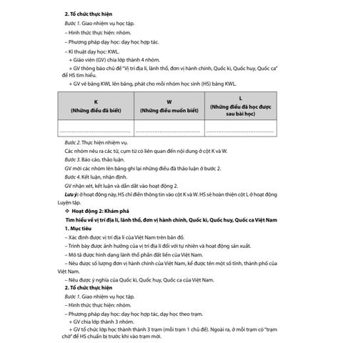 Sách tham khảo - Kế hoạch bài dạy môn Lịch sử và Địa lí lớp 5 (Bộ sách Chân trời sáng tạo)