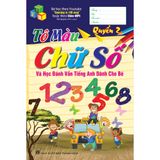 Sách thiếu nhi - Tô màu chữ số và học đánh vần Tiếng Anh dành cho bé