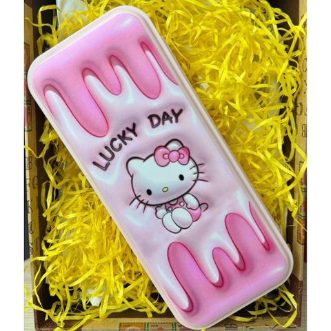 Hộp bút nhựa hồng pastel (3376)