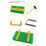 Bộ lắp ghép mô hình kĩ thuật (hộp 1) STB - Dùng chung cho lớp 4, lớp 5