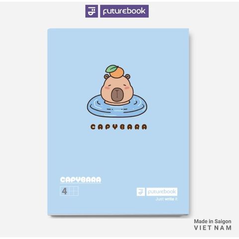 Tập học sinh - Vở 4 ô ly vuông Capybara 96 trang ĐL100