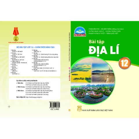 Sách bài tập - Địa lí 12 - Chân trời sáng tạo