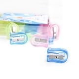 Chuốt bút chì mini Thiên Long Điểm 10 TP-S019 tiện dụng và nhỏ gọn - Xanh, xanh lá, vàng, hồng - Giao màu ngẫu nhiên