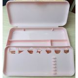 Hộp bút nhựa hồng pastel (3376)