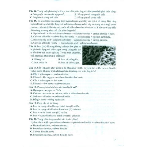 Sách tham khảo - Bài tập phát triển năng lực môn Khoa học tự nhiên 8 (Theo chương trình GDPT mới)