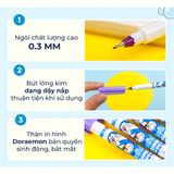 Bút lông kim Doraemon TP-FL08/DO (Tím)