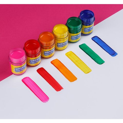 Màu nước rửa được SWP-C001 6 màu