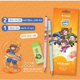 Bộ 2 bút chì và gôm Thiên Long (Túi bí mật BTS-022/AK)