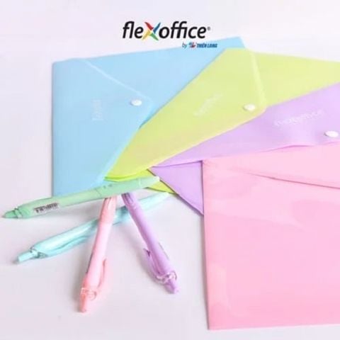 Bìa nút Pazto màu Pastel A4 FO-CBF009
