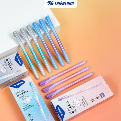 Bút gel xóa được Mazzic Thiên Long GELE-006 (Tím)