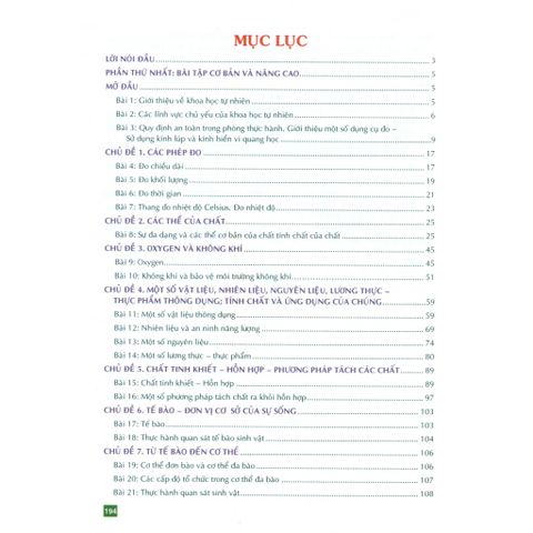 Sách tham khảo - Bài tập cơ bản và nâng cao Khoa học tự nhiên 6 (Theo chương trình GDPT mới)
