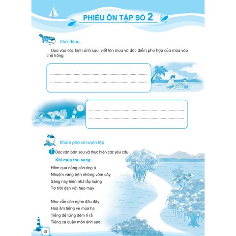 Sách tham khảo - Ôn tập hè môn Tiếng Việt lớp 5 (Theo Chương trình Giáo dục phổ thông 2018)