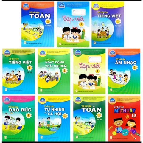 Sách bài tập - Bộ sách bài tập lớp 1 - Chân Trời Sáng Tạo - Bộ 11 cuốn
