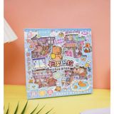Sticker hoạt hình Capybara hộp 32 miếng