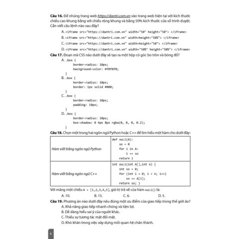 Sách tham khảo - Đề ôn thi tốt nghiệp THPT môn Tin học (Biên soạn theo CT GDPT 2018)