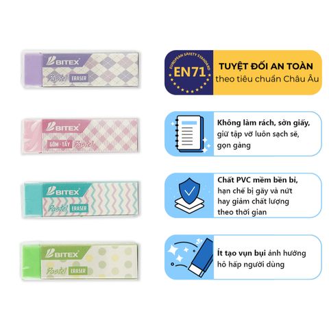 Gôm Pastel ER10 màu ngẫu nhiên