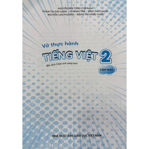 Sách tham khảo - Vở thực hành Tiếng Việt 2, tập hai (Bộ sách Chân trời sáng tạo)