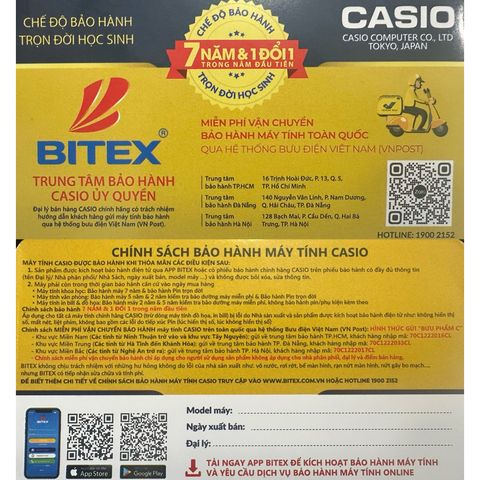 Bộ Máy Tính Casio FX 580 VN X + 2 Bút Bi Pilot BP-1RT Mực Xanh
