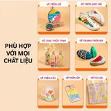 Bút màu Acrylic Marker 2 đầu (HM924)