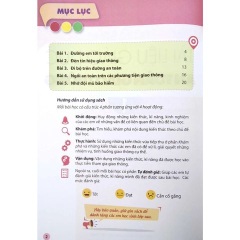 Sách tham khảo - Tài liệu Giáo dục an toàn giao thông dành cho học sinh lớp 1