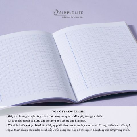 Tập Học Sinh - Vở 4 ô ly vuông Apollo Futurebook 96 trang (DK-HS071)