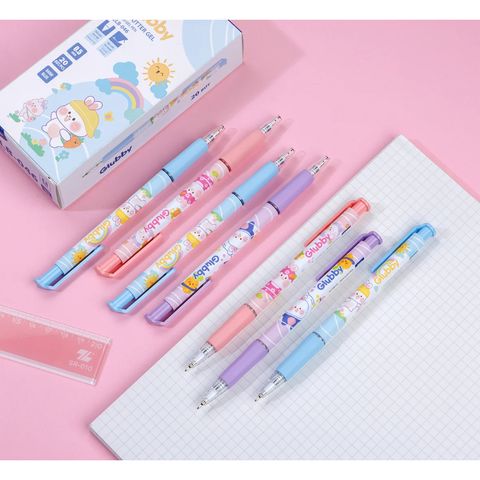 Bút Gel Thiên Long GELB-046 Mực xanh - Màu ngẫu nhiên