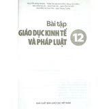 Sách bài tập - Giáo dục kinh tế và pháp luật 12 - Kết nối tri thức với cuộc sống