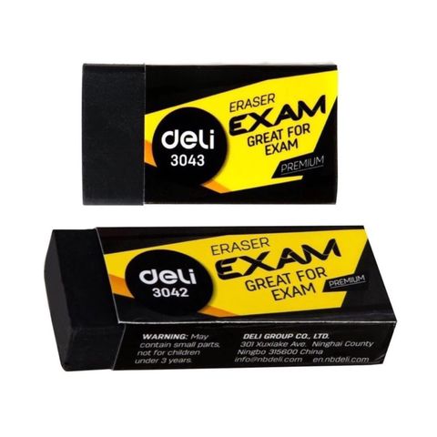 Gôm đen Deli Exam 2 mã