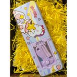 Hộp bút thiếc 2 ngăn có gương + lược (658-40)